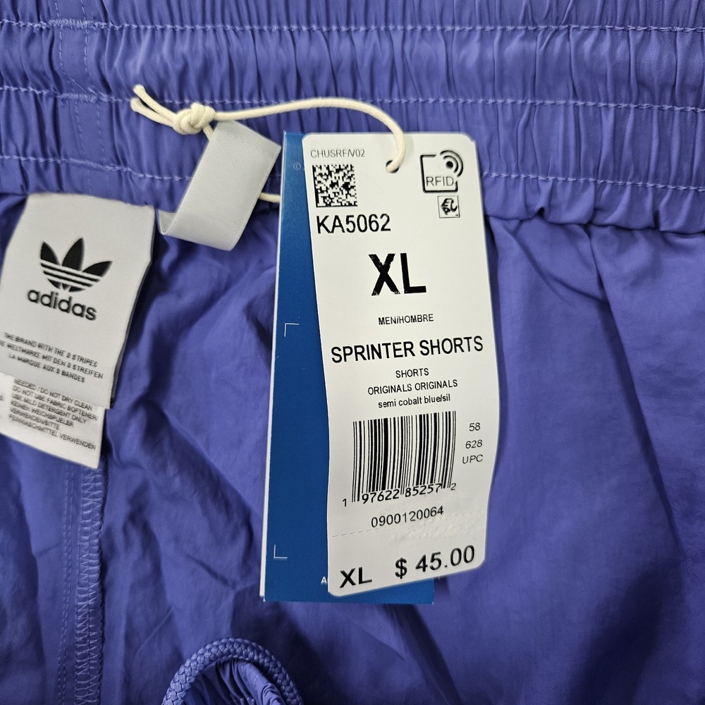 adidas Originals Classics Sprinter Shorts Semi Cobalt KA5062 Men's Size XLarge - Picture 6 of 8